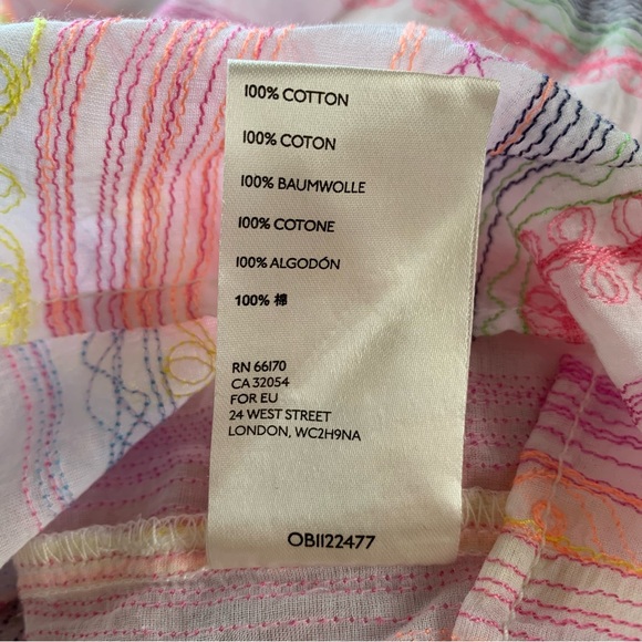 Anthropologie Letty Embroidered Babydoll Top - Picture 10 of 10